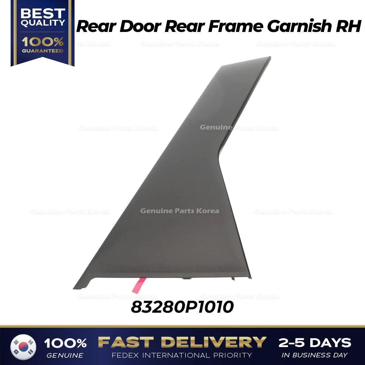 ⭐Genuine⭐ Rear Door Rear Frame Garnish RH 83280P1010 for Kia Sportage