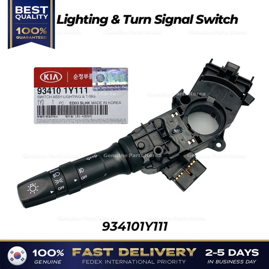 Genuine Lighting & Turn Signal Switch 934101Y111 for Hyundai Acccent Kia