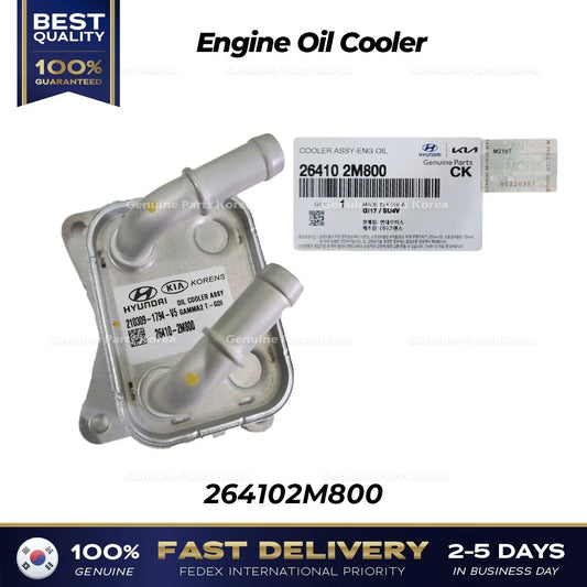 ⭐Genuine⭐ Engine Oil Cooler 264102M800 for Hyundai Elantra Kona Kia K5