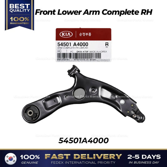 ⭐Genuine⭐ Front Lower Arm Complete RH 54501A4000 for Kia Rondo