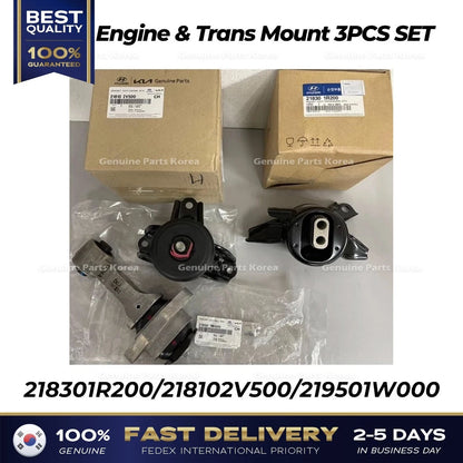 Genuine Engine & Trans Mount 3PCS SET for Hyundai Accent Veloster