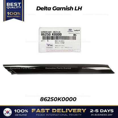 Genuine Delta Garnish LH 86250K0000 for Kia Soul