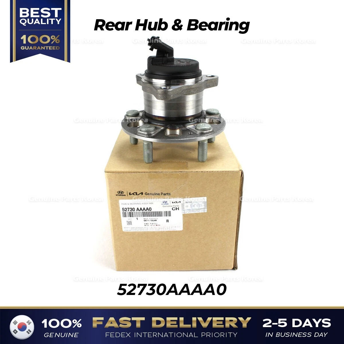 ⭐Genuine⭐ Rear Hub & Bearing 52730AAAA0 for Hyundai Elantra Kia Niro