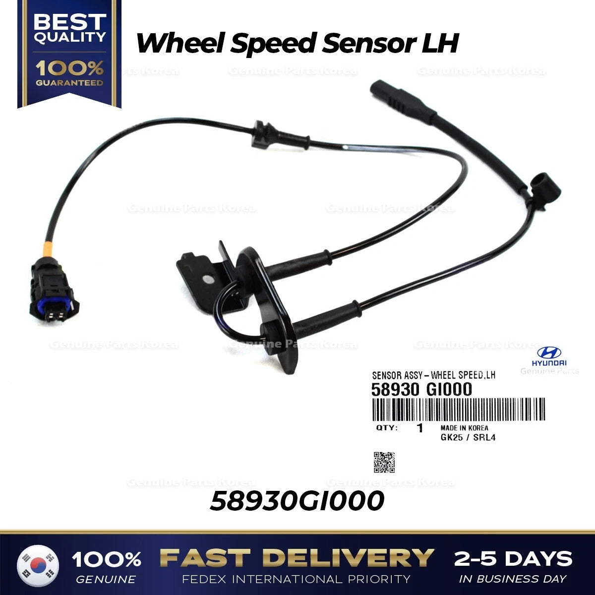 ⭐Genuine⭐ Wheel Speed Sensor LH 58930GI000 for Hyundai Ioniq 5