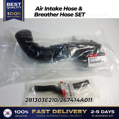 Genuine Air Intake Hose & Breather Hose SET for Kia Sorento