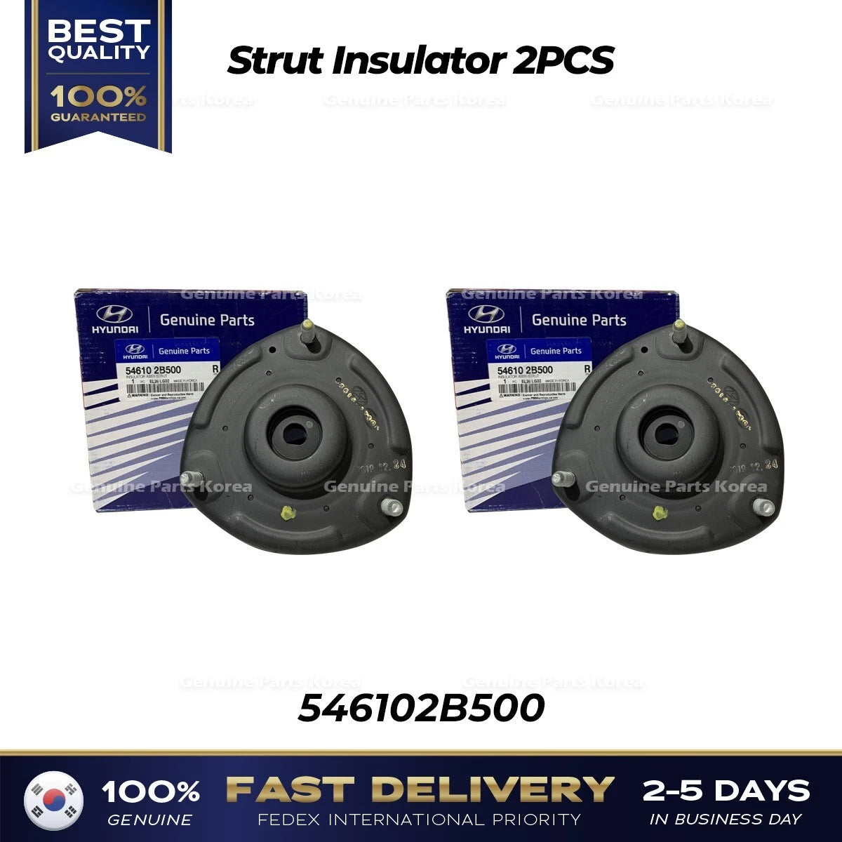 ⭐Genuine⭐ Strut Insulator 2PCS 546102B500 for Hyundai Santa Fe