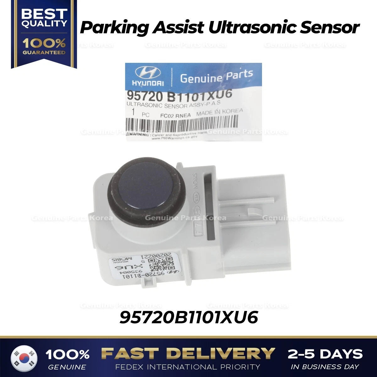 ⭐Genuine⭐ Parking Assist Ultrasonic Sensor 95720B1101XU6 for Hyundai Genesis