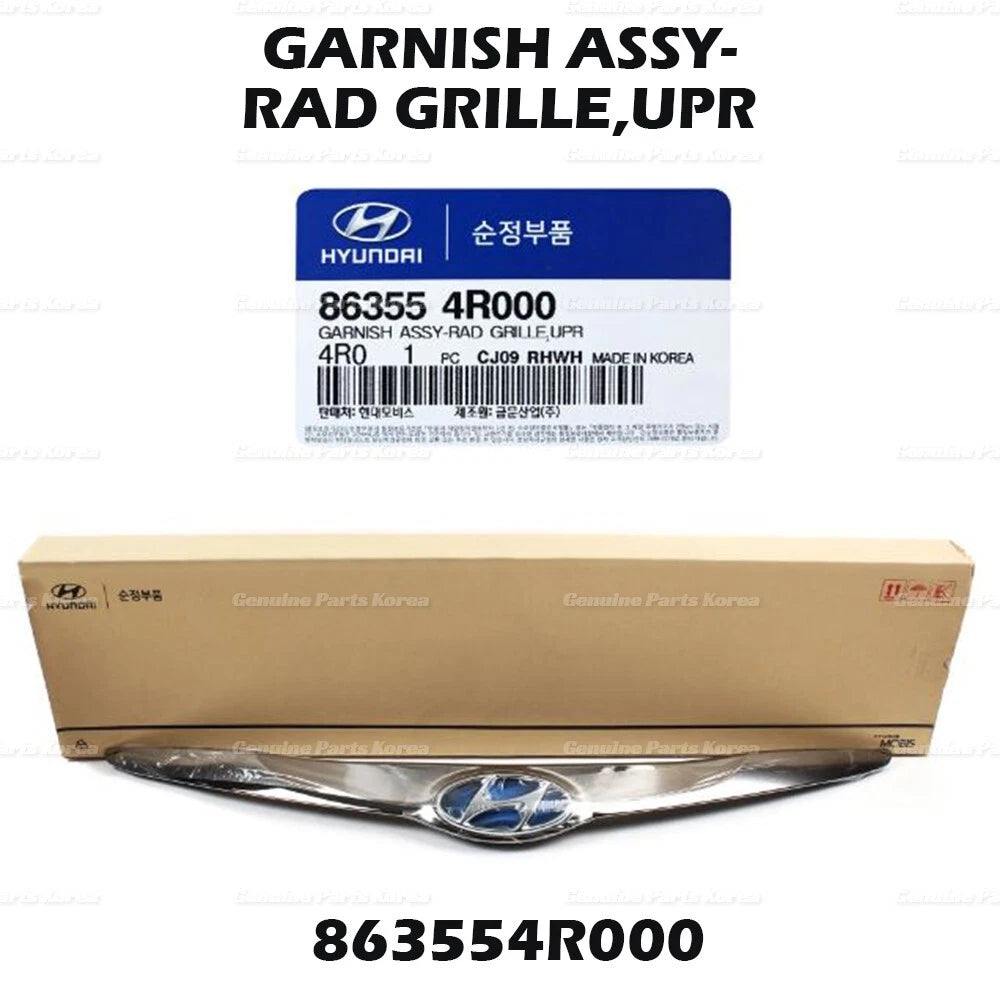 ⭐Genuine⭐ Front Grille Hood Molding Garnish 863554R000 for Hyundai Sonata 11-15