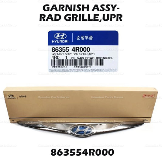 ⭐Genuine⭐ Front Grille Hood Molding Garnish 863554R000 for Hyundai Sonata 11-15