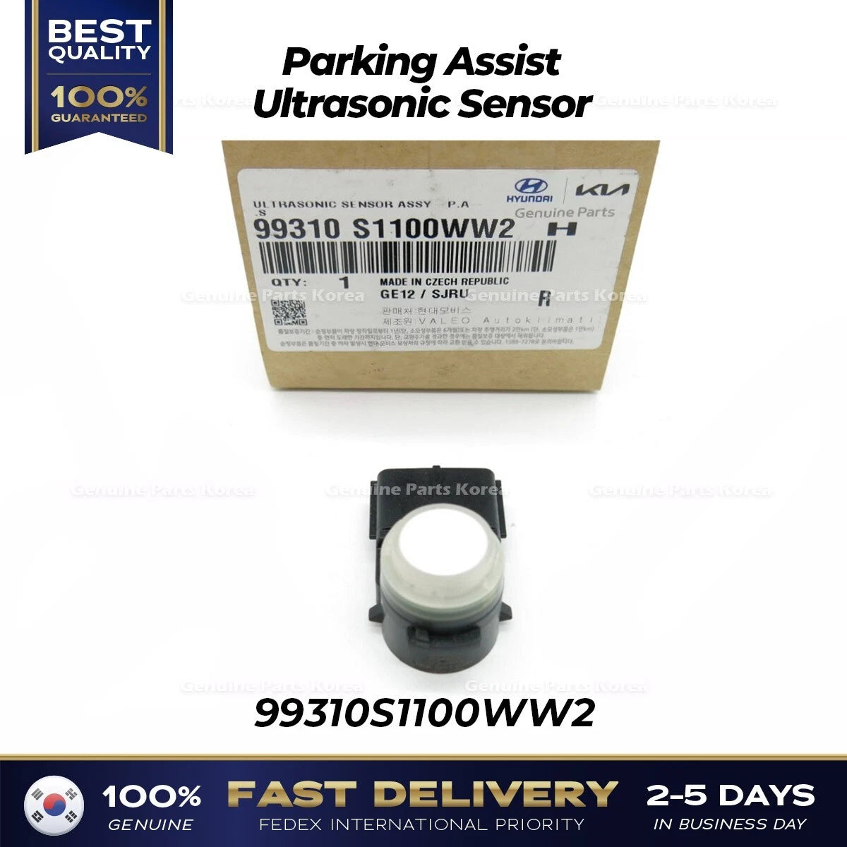 ⭐Genuine⭐ Parking Assist Ultrasonic Sensor 99310S1100WW2 for Hyundai Santa Fe