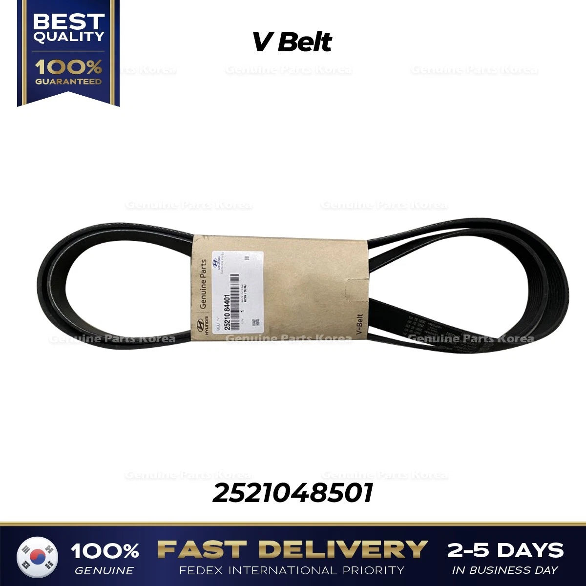 ⭐Genuine⭐ V Belt 2521048501 for Hyundai E-County