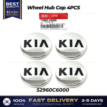 Genuine Wheel Hub Cap 4PCS 52960C6000 for Kia Optima Sedona Sorento