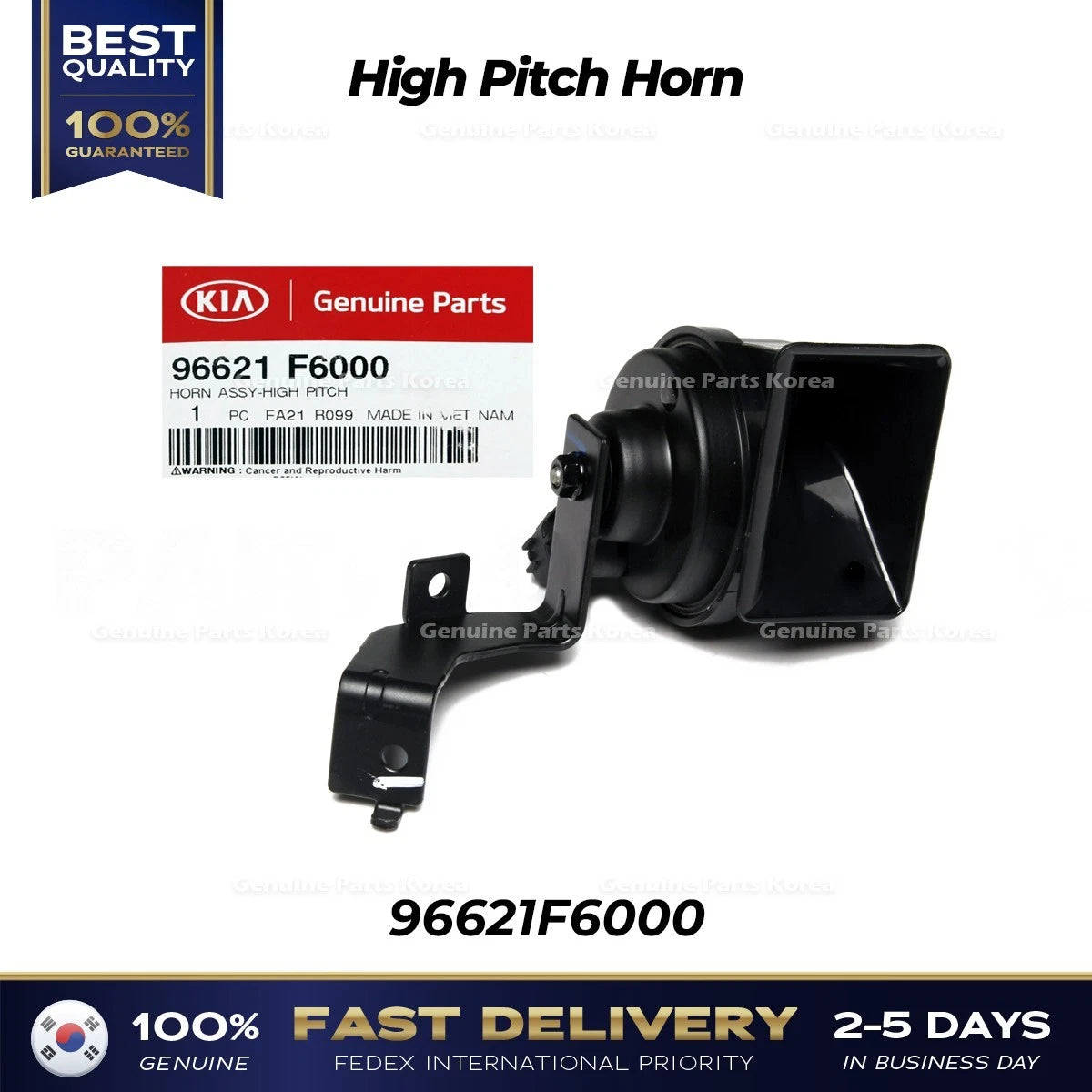 Genuine High Pitch Horn 96621F6000 for Kia Cadenza
