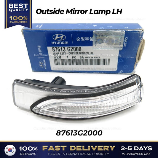 ⭐Genuine⭐ Outside Mirror Lamp LH 87613G2000 for Hyundai Ioniq