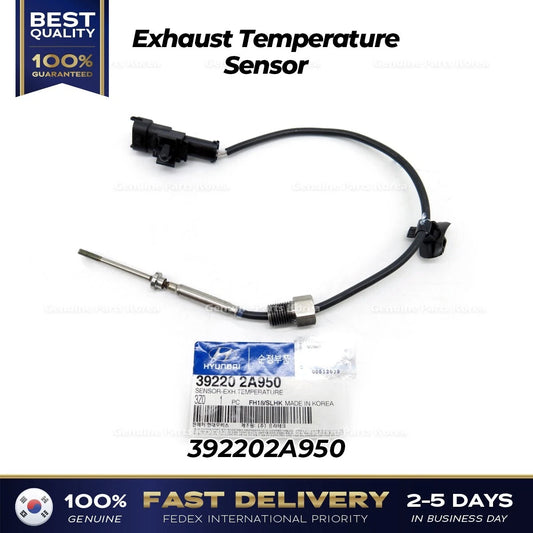 ⭐Genuine⭐ Exhaust Temperature Sensor 392202A950 for Hyundai i40 Kia Carens