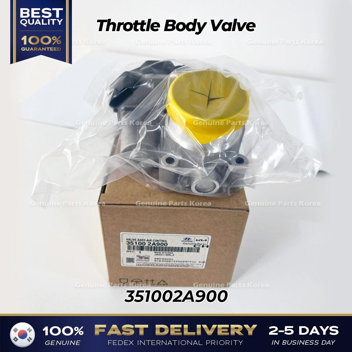 ⭐Genuine⭐ Throttle Body Valve 351002A900 for Hyundai Tucson Santa Fe i30 04-19