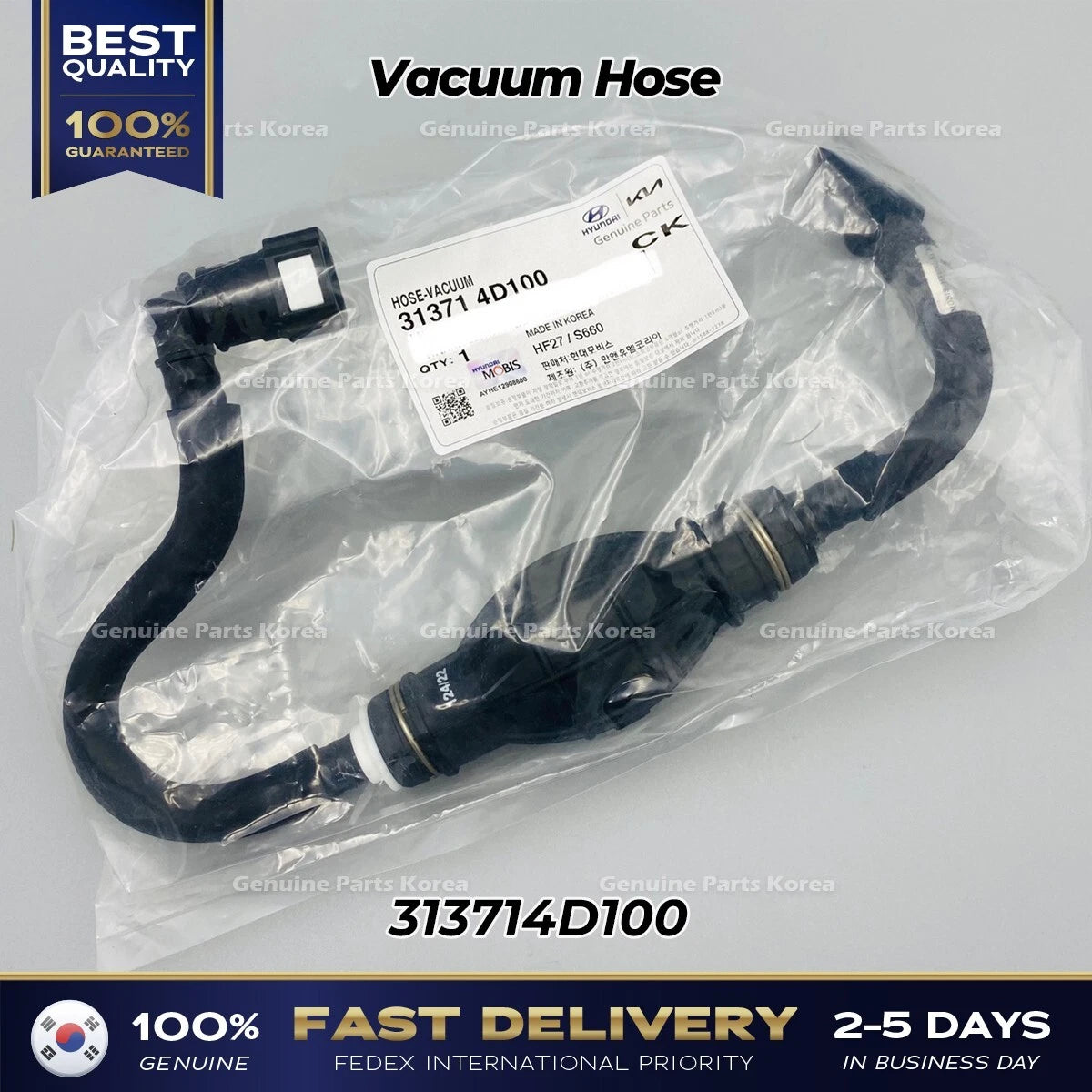 ⭐Genuine⭐ Vacuum Hose 313714D100 for Kia Carnival