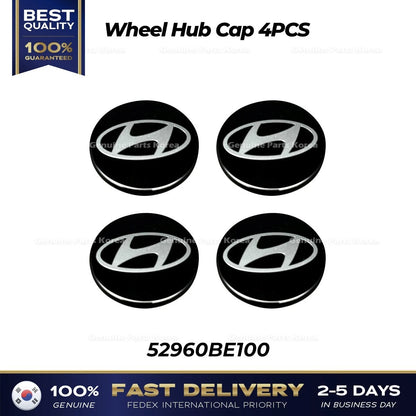 Genuine Wheel Hub Cap 4PCS 52960BE100 for Hyundai Ioniq 5 Kona
