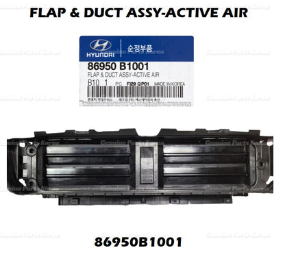 Genuine Air Shutter Flap Duct Deflector 86950B1001 for Hyundai Genesis G80 3.8