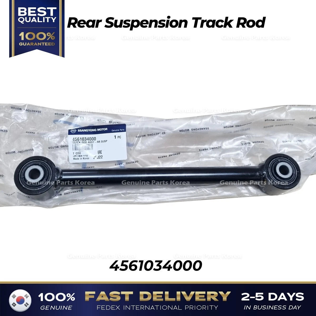 ⭐Genuine⭐ Rear Suspension Track Rod 4561034000 for Ssangyong Korando C