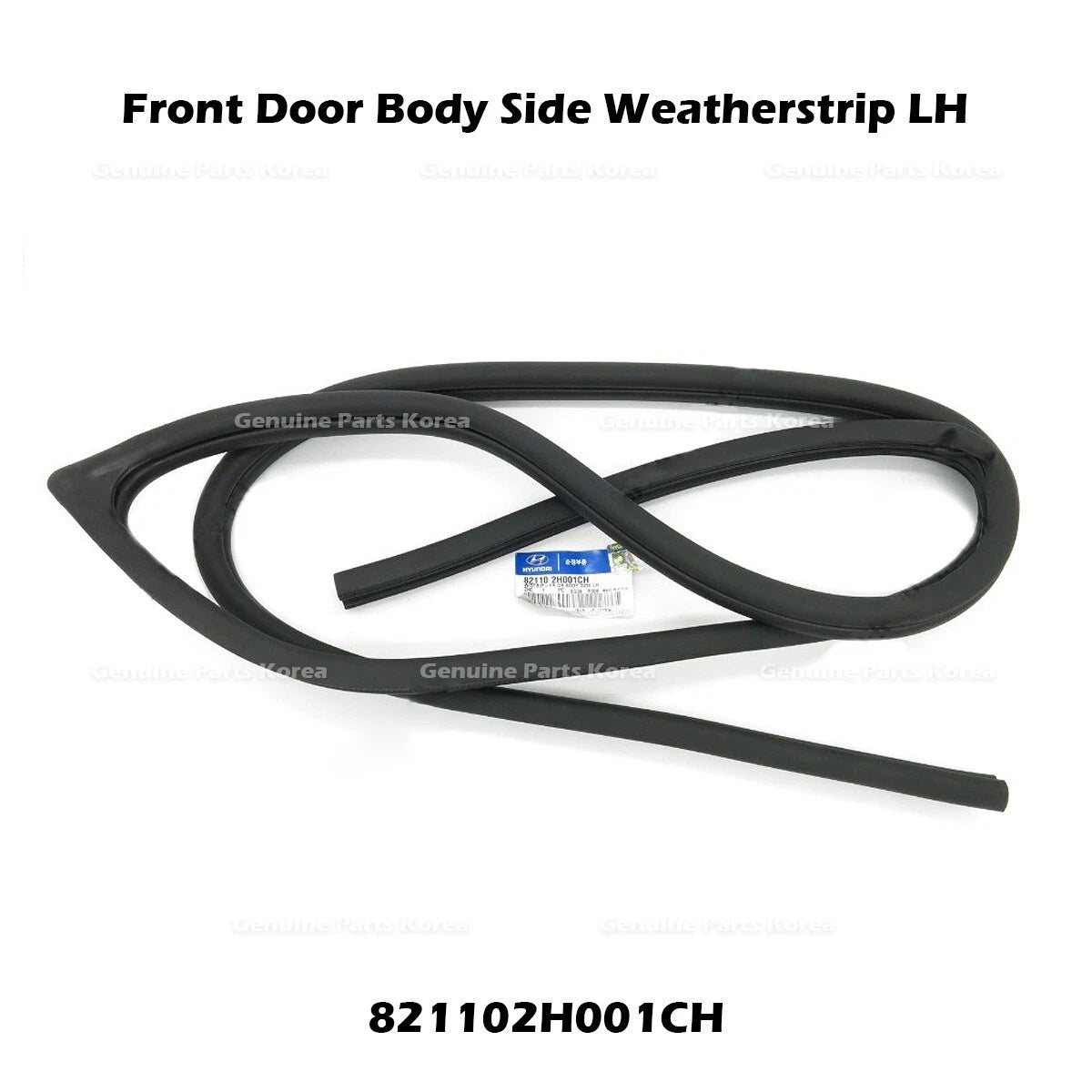 ⭐Genuine⭐ Front Door Body Side Weatherstrip LH 821102H001CH for Hyundai Elantra