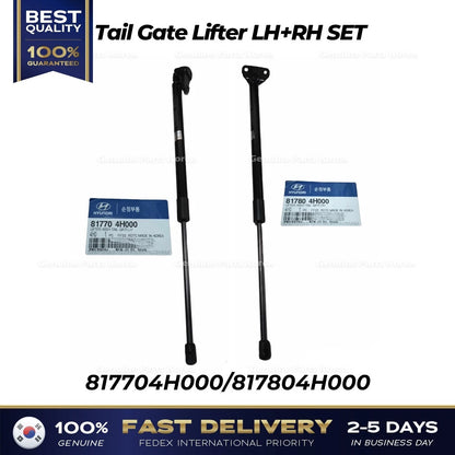 Genuine Tail Gate Lifter LH RH SET 817704H000 817804H000 for Hyundai H1