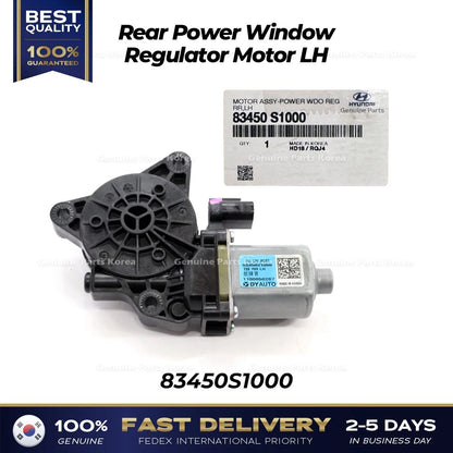 Genuine Rear Power Window Regulator Motor LH 83450S1000 for Hyundai Santa Fe