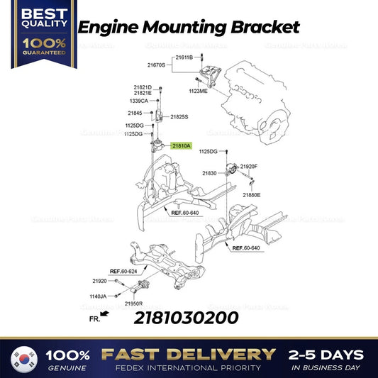 ⭐Genuine⭐ Engine Mounting Bracket 2181030200 for Kia Forte