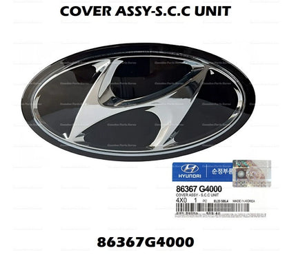 OEM Front Badge Emblem S.C.C Unit 86367G4000 for Hyundai Elantra GT 2018-2020