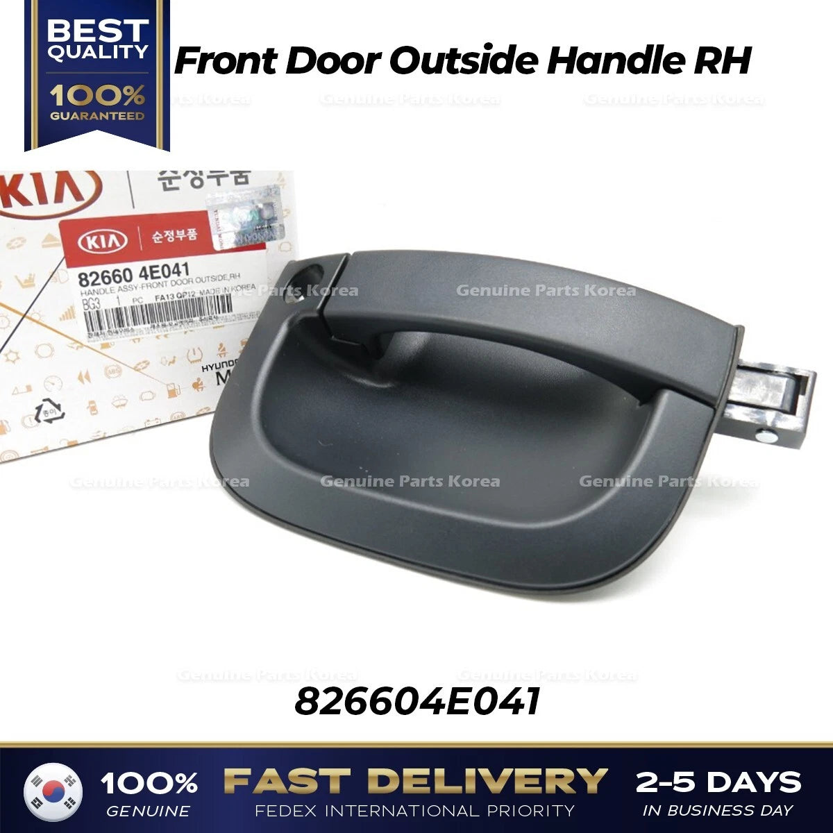 ⭐Genuine⭐ Front Door Outside Handle RH 826604E041 for Kia Bongo III Electric