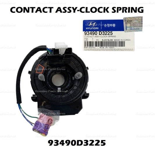 ⭐OEM⭐ Steering Wheel Clock Spring Contact Wiring w/o HTD 93490D3225 for Tucson