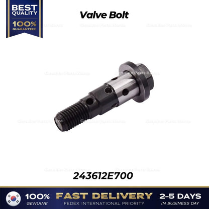 Genuine Valve Bolt 243612E700 for Hyundai Elantra Kona Kia Forte
