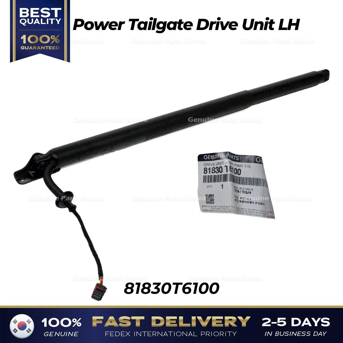 ⭐Genuine⭐ Power Tailgate Drive Unit LH 81830T6100 for Hyundai Genesis GV80