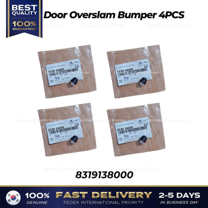 Genuine Door Overslam Bumper 4PCS 82191D4000 for Hyundai Kia