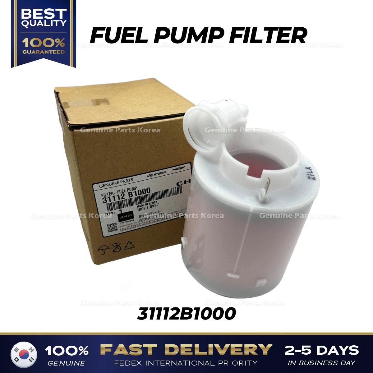 Genuine Fuel Pump Filter 31112B1000 for Hyundai Kia