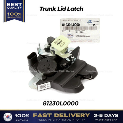 Genuine Trunk Lid Latch 81230L0000 for Hyundai Sonata Kia K5