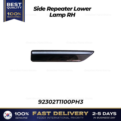 Genuine Side Repeater Lower Lamp RH 92302T1100PH3 for Hyundai Genesis G80