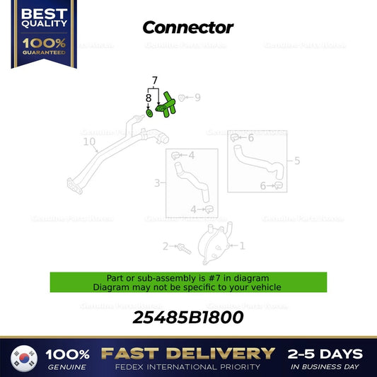 ⭐Genuine⭐ Connector 25485B1800 for Hyundai Genesis G70 Kia Stinger