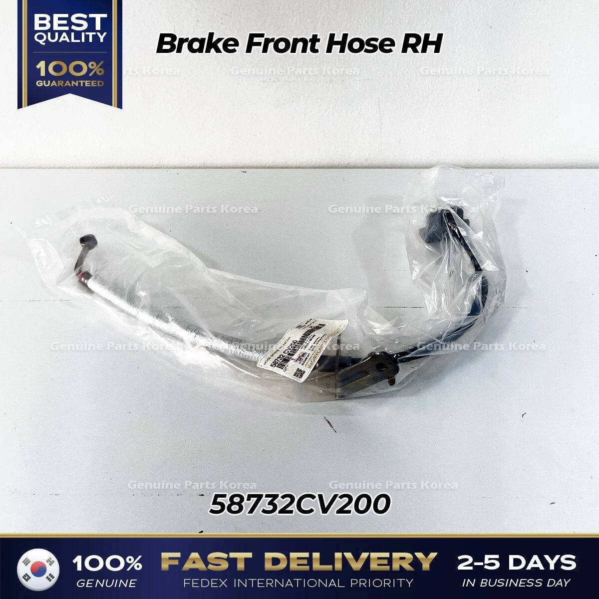 ⭐Genuine⭐ Brake Front Hose RH 58732CV200 for Kia EV6