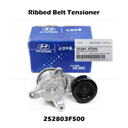 Genuine Ribbed Belt Tensioner 252803F500 for Hyundai Equus Genesis Kia K900