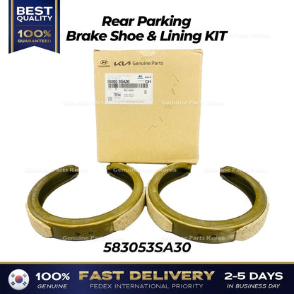 Genuine Rear Parking Brake Shoe & Lining KIT 583053SA30 for Hyundai Sonata