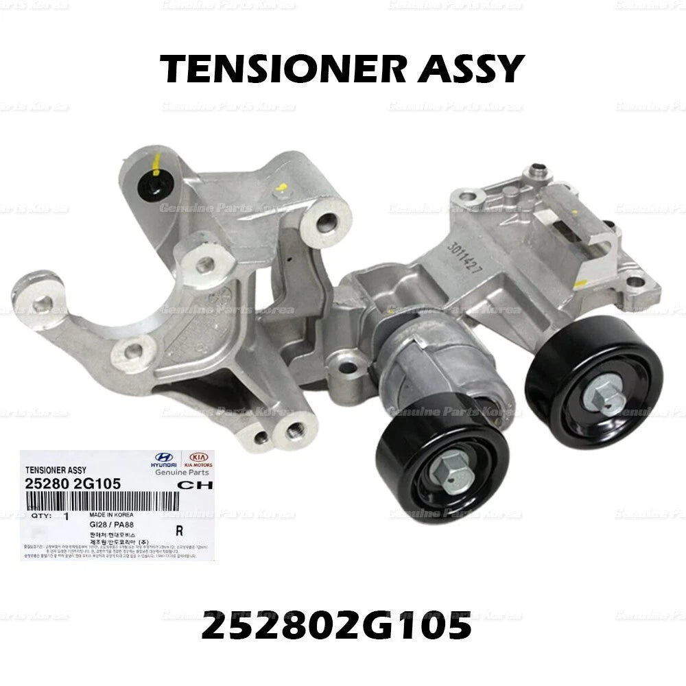 ⭐Genuine⭐ Engine Belt Tensioner Assy 252802G105 for Hyundai & Kia 2010 - 2013