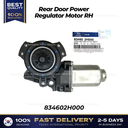 ⭐Genuine⭐ Rear Door Power Regulator Motor RH 834602H000 for Hyundai Elantra