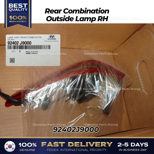 ⭐Genuine⭐ Rear Combination Outside Lamp RH 92402J9000 for Hyundai Kona