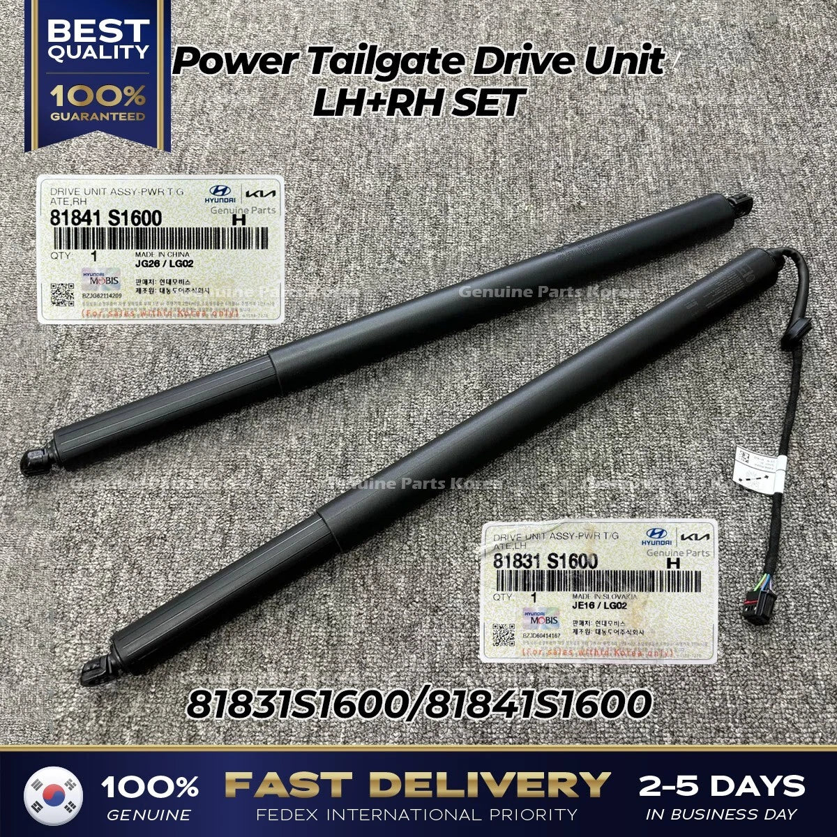⭐Genuine⭐ Power Tailgate Drive Unit LH RH SET for Hyundai Santa Fe