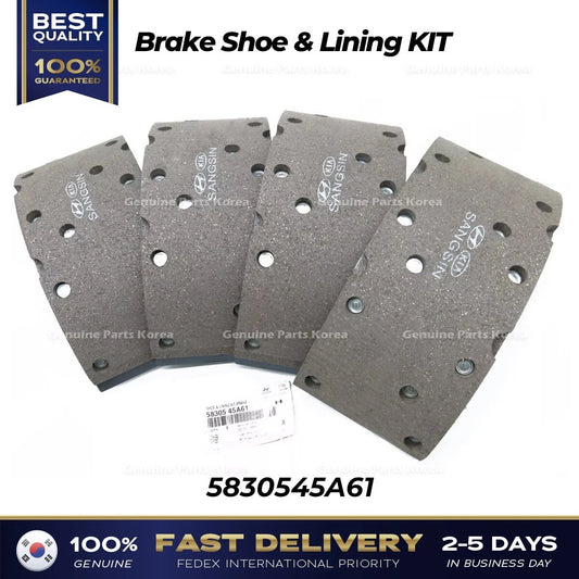 ⭐Genuine⭐ Brake Shoe & Lining KIT 5830545A61 for Hyundai E Mighty E County
