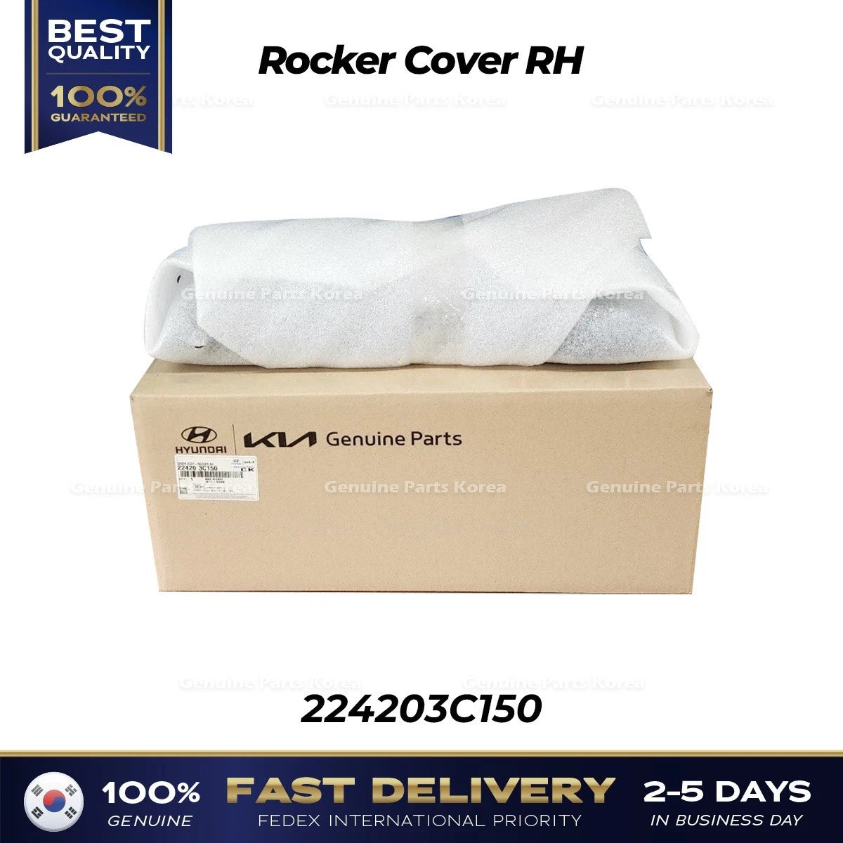 ⭐Genuine⭐ Rocker Cover RH 224203C150 for Hyundai Azera Kia Sedona