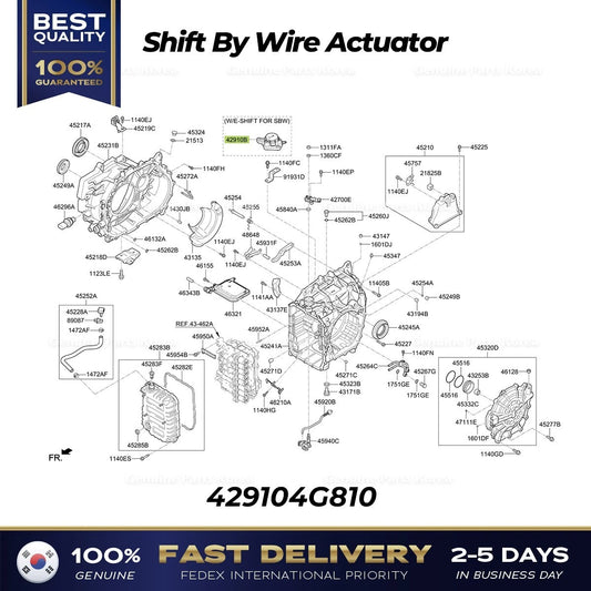 ⭐Genuine⭐ Shift By Wire Actuator 429104G810 for Hyundai Tucson