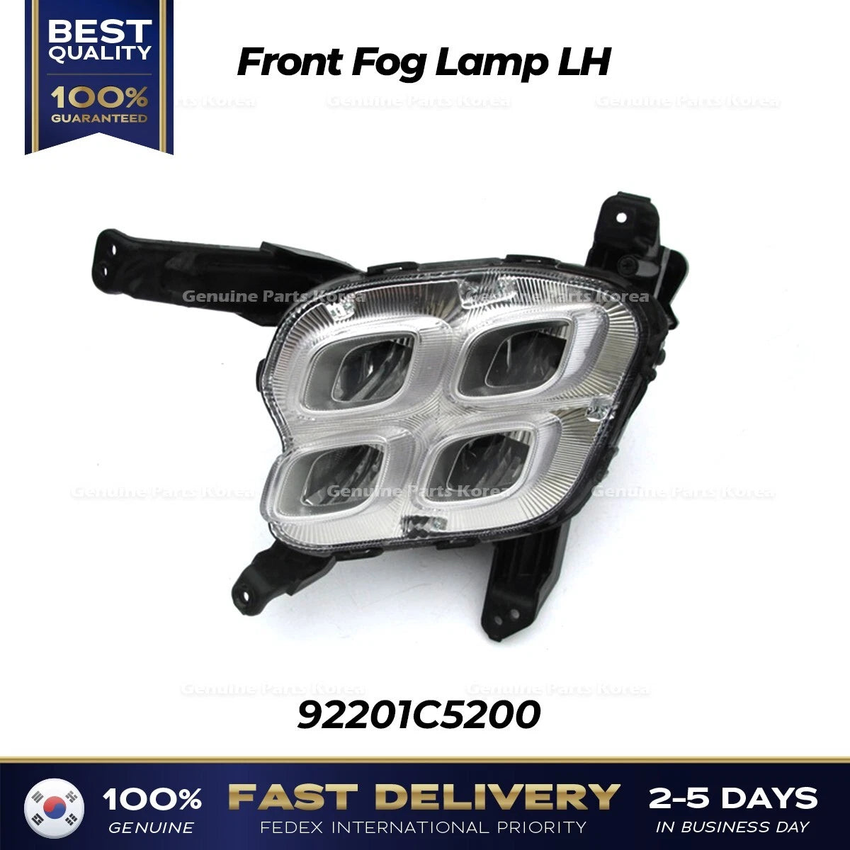 ⭐Genuine⭐ Front Fog Lamp LH 92201C5200 for Kia Sorento