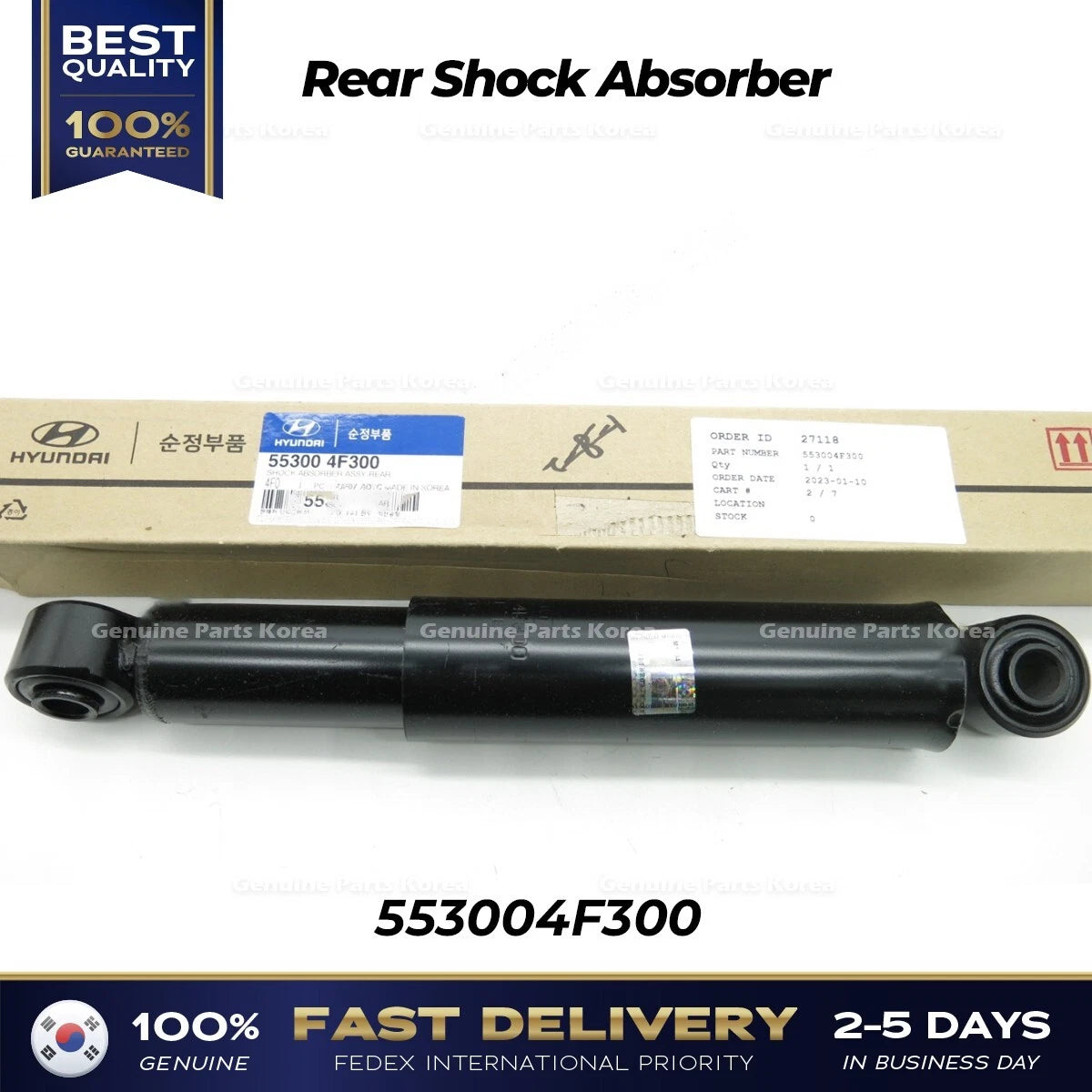 ⭐Genuine⭐ Rear Shock Absorber 553004F300 for Hyundai Porter II